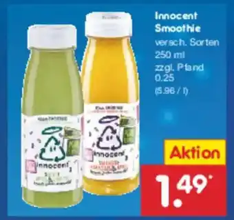 Netto Marken-Discount Innocent Smoothie Angebot