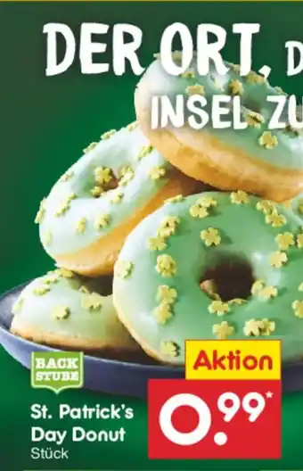 Netto Marken-Discount St. Patrick's Day Donut Angebot