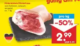 Netto Marken-Discount Hintereisbein/Hinterhaxe Angebot