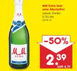 Netto Marken-Discount MM Extra Sekt oder Alkoholfrei Angebot