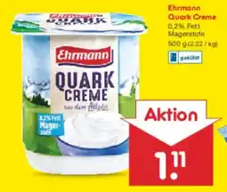 Netto Marken-Discount Ehrmann QUARK CREME Angebot