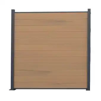 toom Baumarkt WPC-Zaun 'Tim' sandfarben 180 x 180 cm Angebot