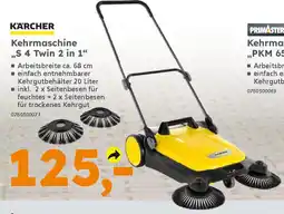 Globus Baumarkt KARCHER Kehrmaschine ,,S 4 Twin 2 in 1" Angebot