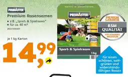 Globus Baumarkt PRIMASTER Premium Rasensamen Angebot