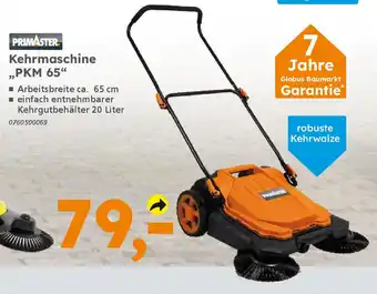 Globus Baumarkt PRIMASTER Kehrmaschine „PKM 65" Angebot