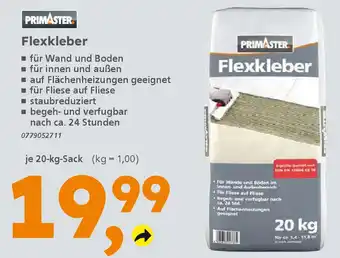 Globus Baumarkt PRIMASTER Flexkleber Angebot