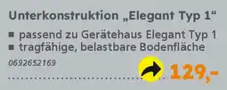 Globus Baumarkt Unterkonstruktion „Elegant Typ 1" Angebot