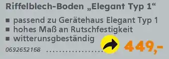 Globus Baumarkt Riffelblech-Boden „Elegant Typ 1" Angebot