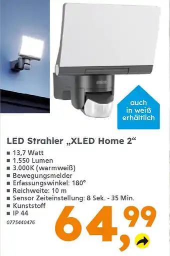 Globus Baumarkt steinel LED Strahler „XLED Home 2" Angebot