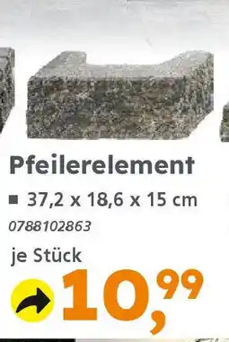 Globus Baumarkt Pfeilerelement Angebot