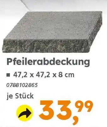 Globus Baumarkt Pfeilerabdeckung Angebot