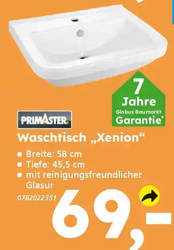 Globus Baumarkt PRIMASTER Waschtisch,,Xenion" Angebot