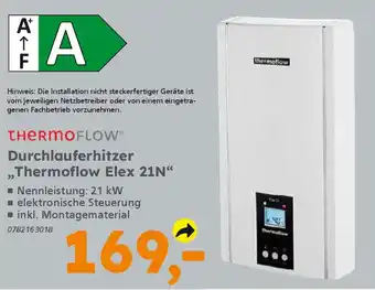 Globus Baumarkt THERMOFLOW Durchlauferhitzer ,,Thermoflow Elex 21N❝ Angebot