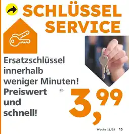 Globus Baumarkt SCHLÜSSEL SERVICE Angebot