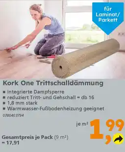 Globus Baumarkt Kork One Trittschalldämmung Angebot