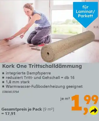 Globus Baumarkt Kork One Trittschalldämmung Angebot