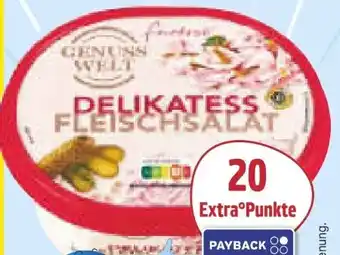 Netto Marken-Discount Genuss Welt Delikatess Fleischsalat Angebot