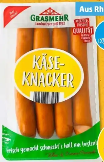 PENNY Grasmehr Käse-Knacker Angebot