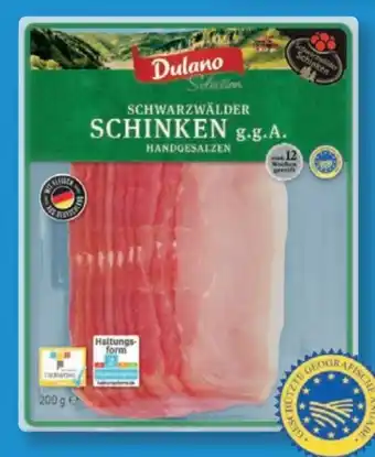 Lidl Dulano Selection Schwarzwälder Schinken Angebot