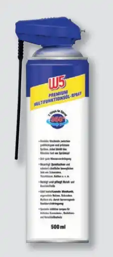 Lidl W5 Premium Multifunktionsöl-­Spray Angebot