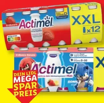 Lidl Danone Actimel XXL Angebot