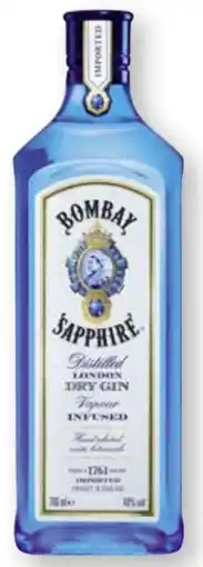 Scheck-in-Center Bombay Sapphire London Dry Gin Angebot