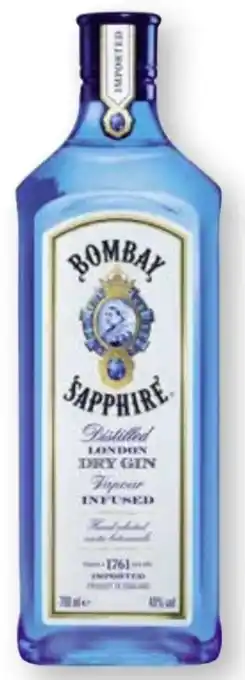 Scheck-in-Center Bombay Sapphire London Dry Gin Angebot