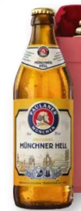 Scheck-in-Center Paulaner Münchner Hell Angebot