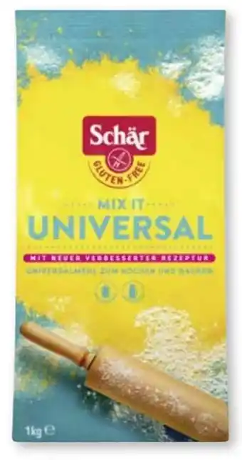 Scheck-in-Center Schär Mix it Universal Mehl Angebot