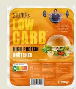 Edeka SteinerFood Mein Lower Carb High Protein Brötchen Angebot