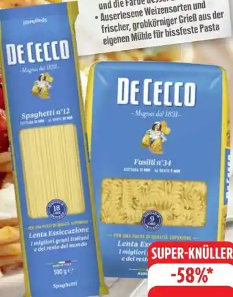 Edeka De Cecco Teigwaren Angebot