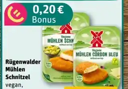 REWE Center Rügenwalder Mühle Vegane Mühlen Schnitzel Angebot