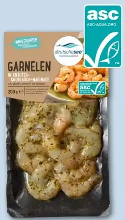 REWE Center Deutsche See Garnelen Knoblauch-Kräuter-Marinade Angebot