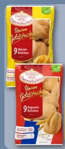 REWE Center Coppenrath & Wiese Unsere Goldstücke 9 Weizenbrötchen Angebot