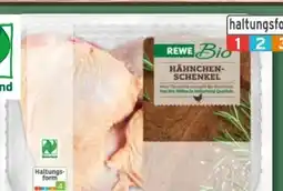 REWE Center Rewe Bio Hähnchen Schenkel mariniert Angebot