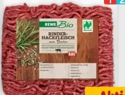 REWE Center Rewe Bio Bio-Rinder-Hackfleisch Angebot