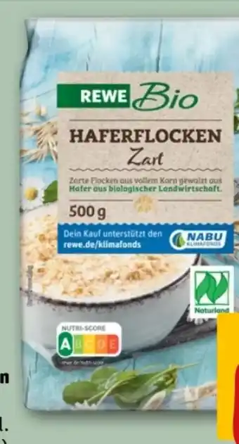 REWE Center Rewe Bio Zarte Haferflocken Angebot