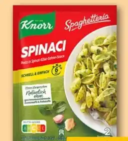 REWE Center Knorr Spaghetteria Spinaci Pasta Angebot