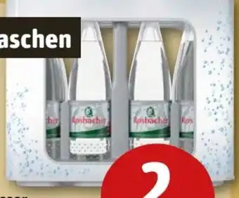 REWE Center Rosbacher Mineralwasser Angebot