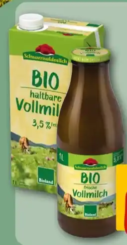 REWE Schwarzwaldmilch Haltbare Bio-Milch Angebot