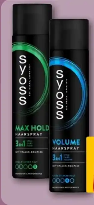 REWE Center Syoss Haarspray Angebot