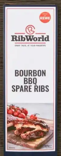 REWE Rib World Bourbon BBQ Spare Ribs Angebot