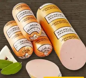 REWE Metzgerei Wilhelm Brandenburg Leberwurst mit Kalbfleisch Angebot