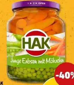 PENNY HAK Erbsen mit Möhren Angebot