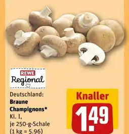 REWE Rewe Regional Champignons Angebot