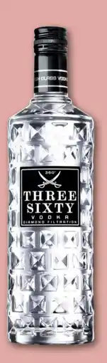 REWE Three Sixty Vodka Angebot