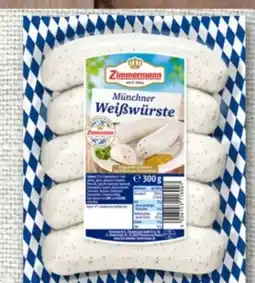 REWE Fleischwerke Zimmermann 5 Münchner Weißwürste Angebot