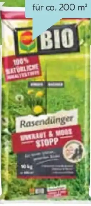 Hellweg Compo Bio Rasendünger Unkraut & Moos Stopp Angebot