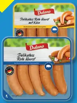 Lidl Dulano Delikatess Rote Wurst Angebot