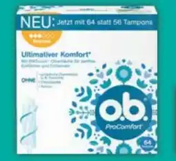 E-Center O.B. Tampons Pro Comfort Angebot